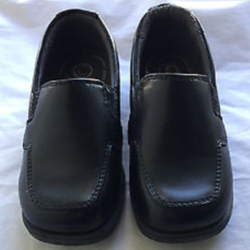 Brand New Boys' Cherokee Dudley Black Slip-On Dress Shoes